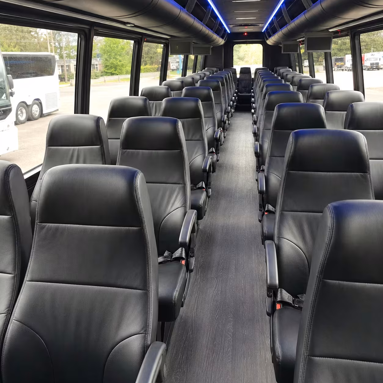 25 passenger minibus inside