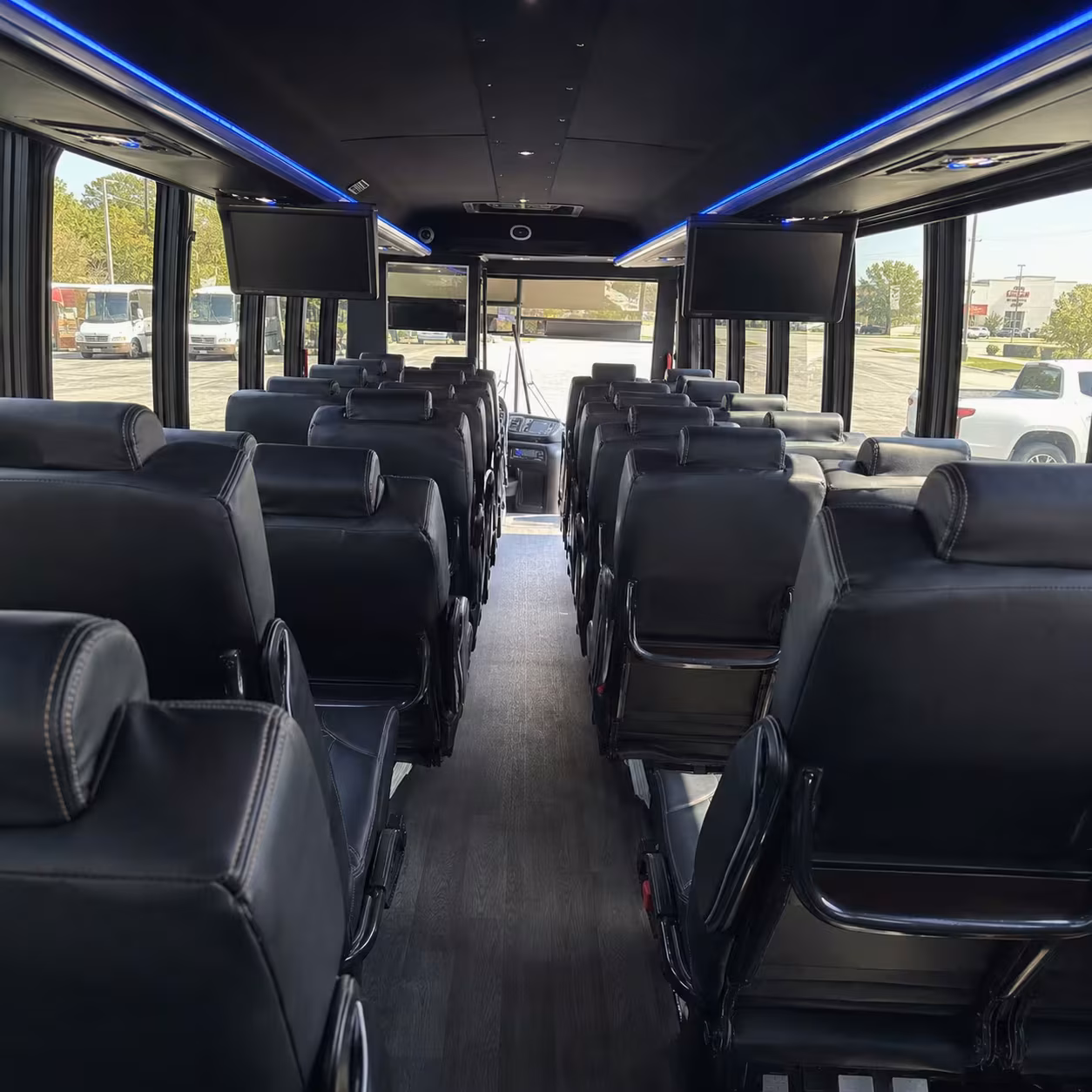 25 passenger minibus interior