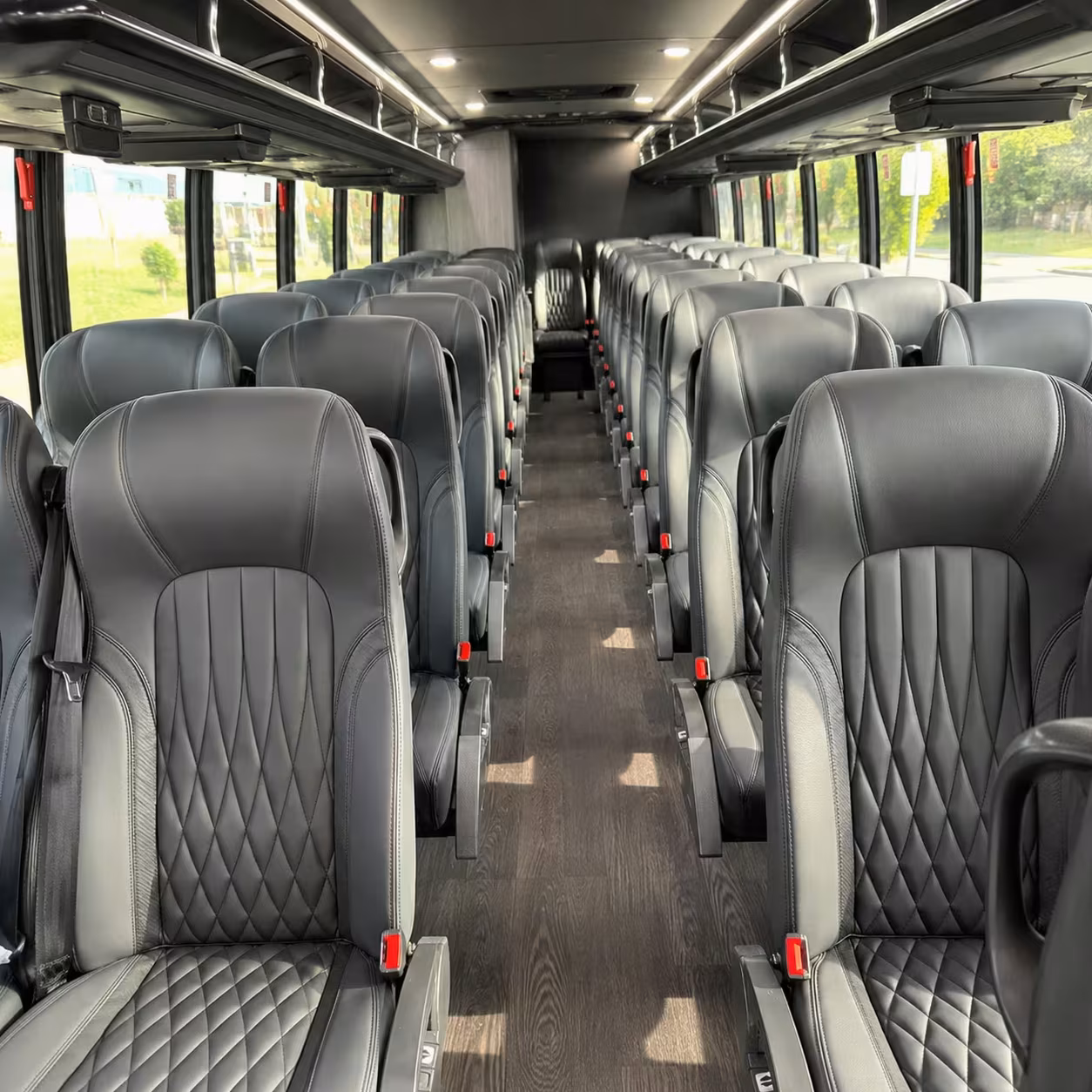 30 passenger minibus interior
