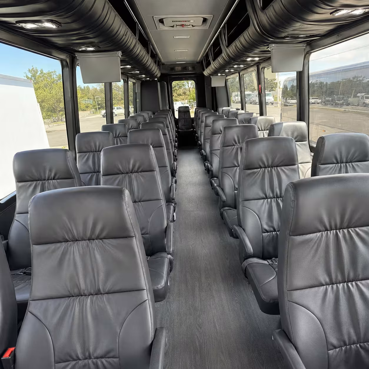 35 passenger minibus inside