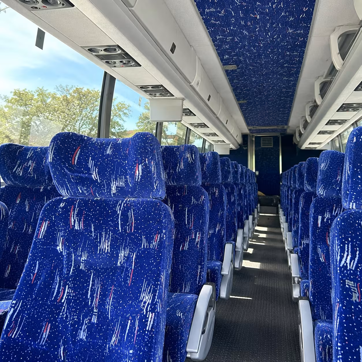 redlands 56 passenger charter bus rental