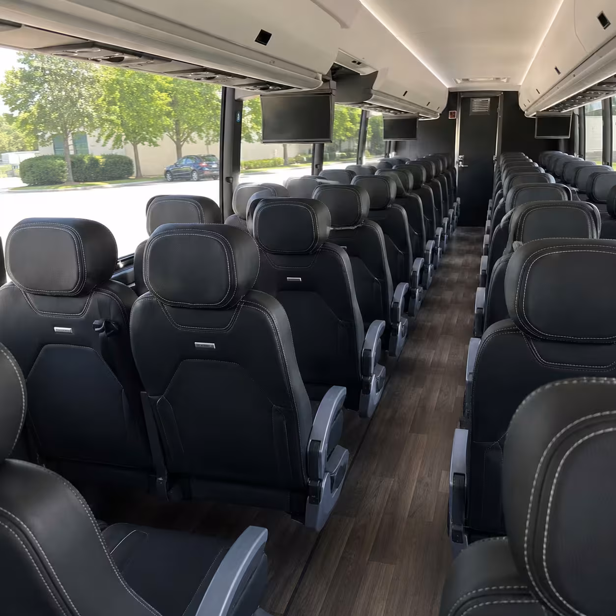 redlands charter bus interior