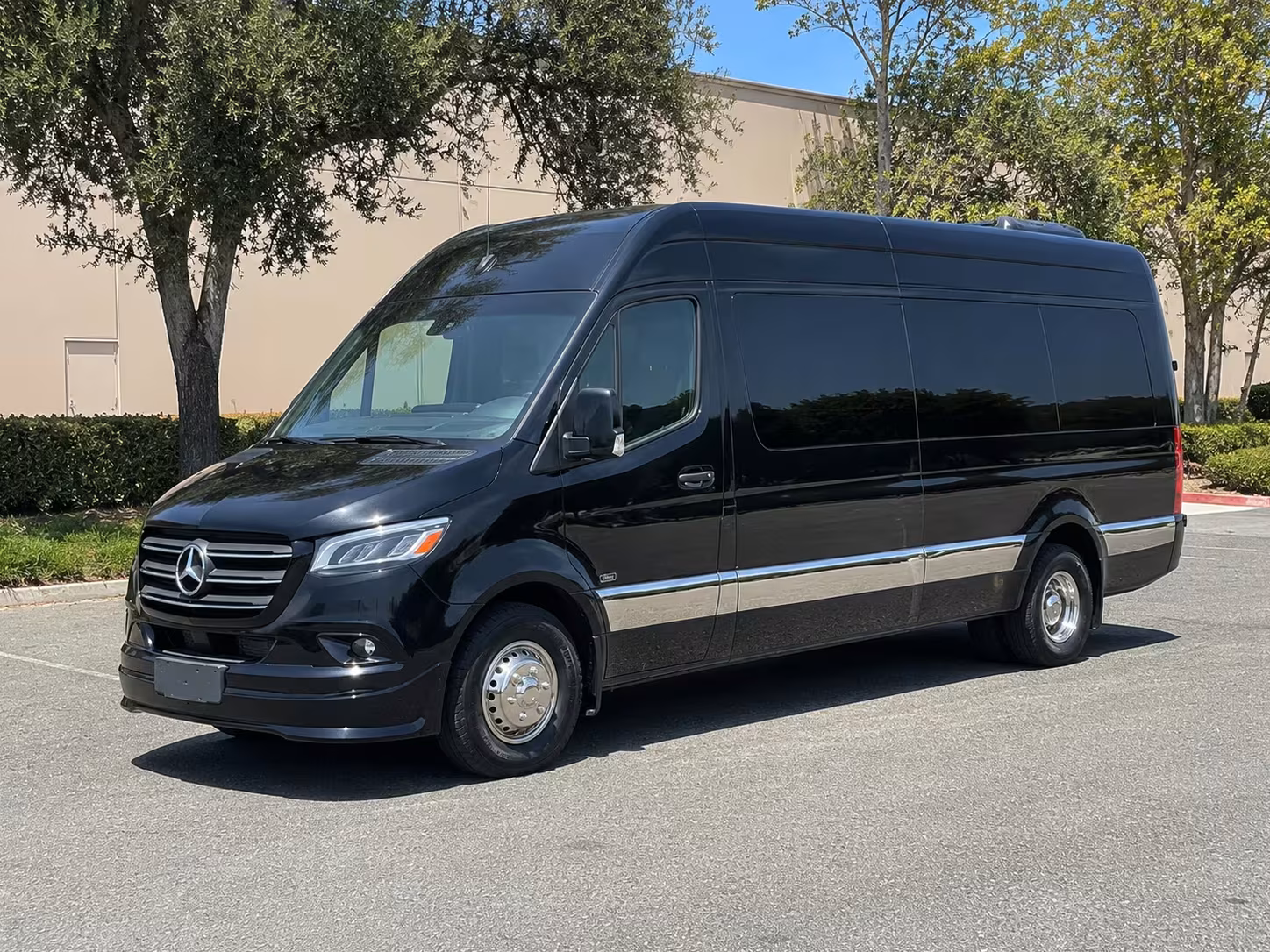 redlands sprinter van rental with driver