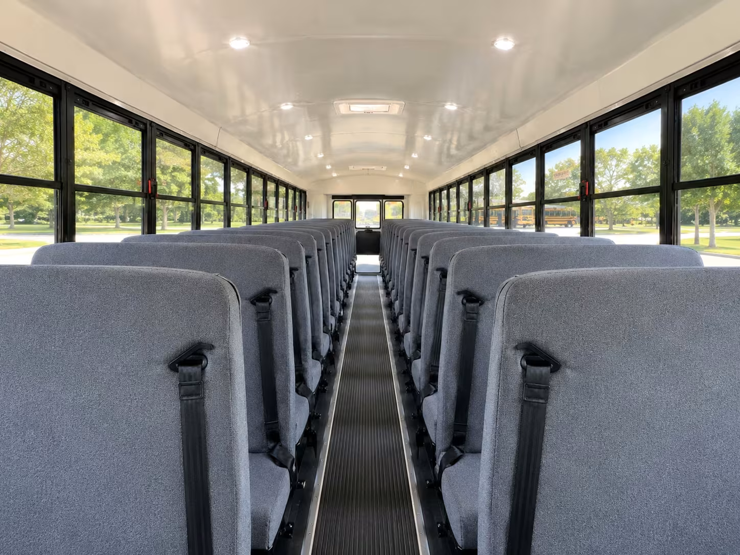 school bus interior